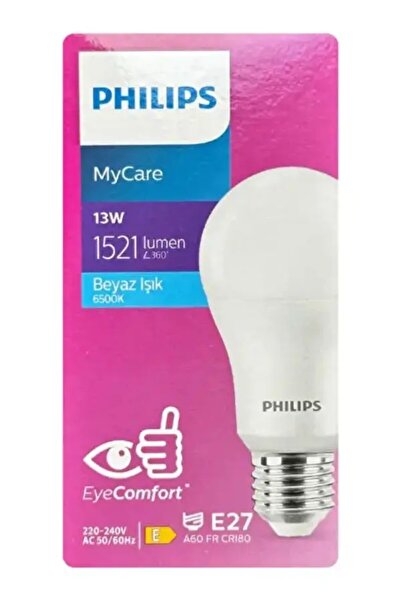 Philips 13W LED AMPUL 6500K BEYAZ IŞIK (2'li)