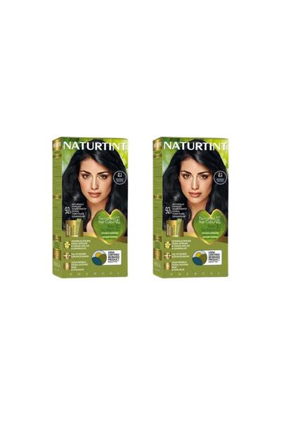 NATURTINT 2.1 Mavi Siyah Doğal Saç Boyası 170ML 2'li Set