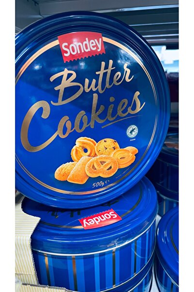 Sondey Butter Cookies – Tereyağlı Kurabiye – 500 g (Metal Kutu)