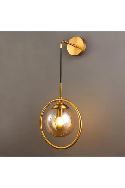 AFN مصباح حائط زجاجي إبداعي بتصميم نورديك عصري بسيط