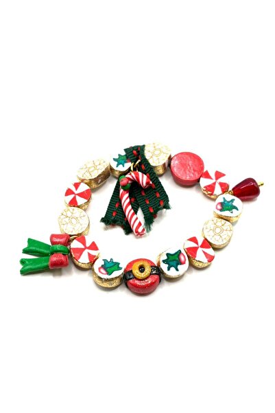 Nish&Chic سوار عيد الميلاد ميليفيوري مع حليات سكرية