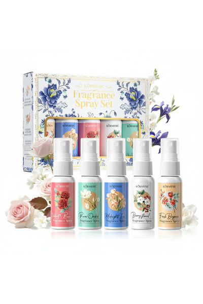 Kormesic Romantic floral perfume set with body spray