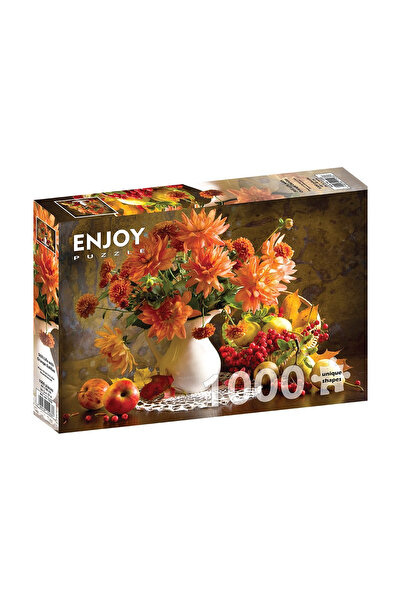 Enjoy Puzzle Puzzle 1000 de piese Bucurați-vă de natură statică cu dalii port...