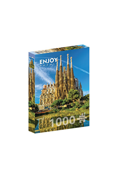 Enjoy Puzzle Παζλ 1000 κομμάτια Απολαύστε την Βασιλική Σαγράδα Φαμίλια, Βαρκε...