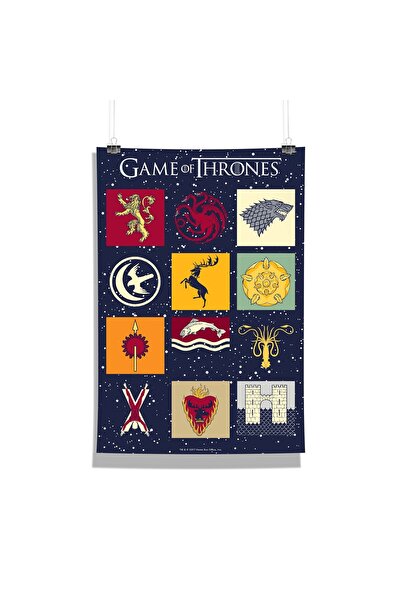 ALAYRA International ملصق جداري فني من مسلسل صراع العروش من تصميم ألايرا ريد ...