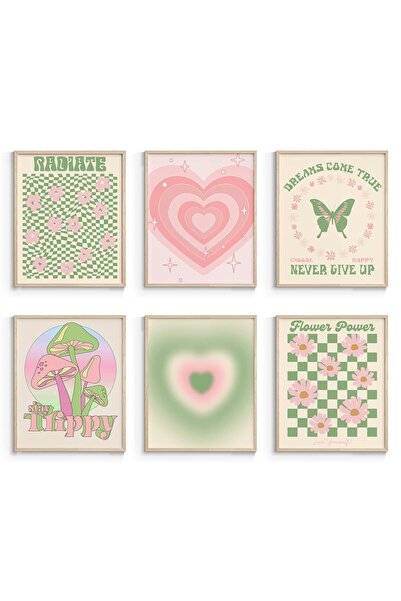 ALAYRA International ملصقات فنية دانماركية باستيلية غير مؤطرة من ALAYRA، ديكو...