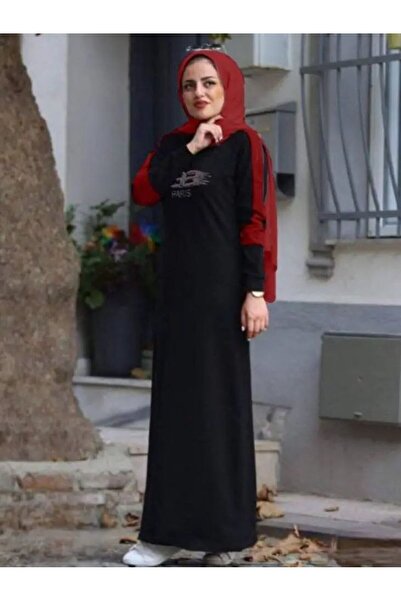 SWAN.AE Winter Long Dress, pockets, Strass, Brushed wool, Casual