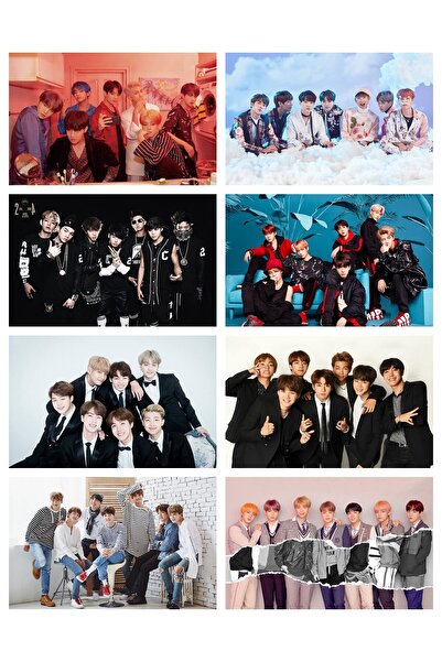 ALAYRA International ملصقات ALAYRA الورقية لفرقة BTS، متعددة الألوان، مطبوع، ...