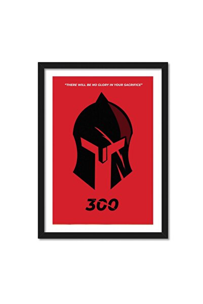 ALAYRA International ملصق ألايرا - فيلم 300، فن البوب، مؤطر، مناسب للغرف والم...