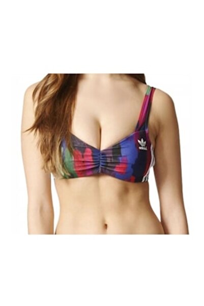 adidas Top de bikini CAMO Pharrell Williams, multicolor, mărimea S