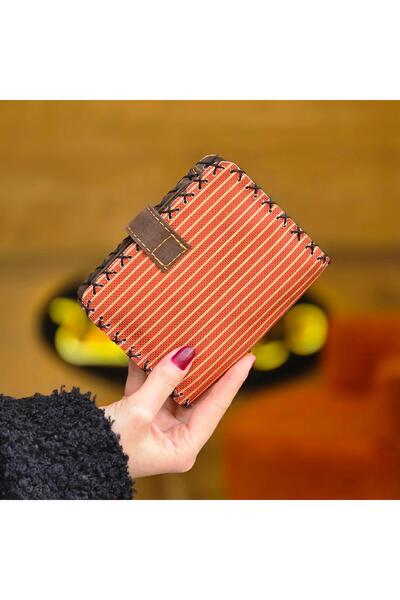 HOODİEMOUSE Free Spirit Bird Pattern Small Women's Wallet - Ethnic Retro Bohemian Handmade