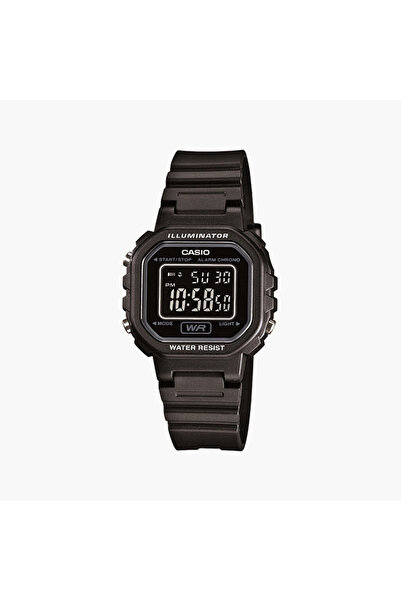 Casio Women Black Strap Digital Watch - LA-20WH-1BDF