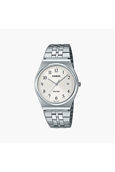 Casio Silver Analog Stainless Steel Strap Watch | MTP-B145D-7BVDF | 36 MM