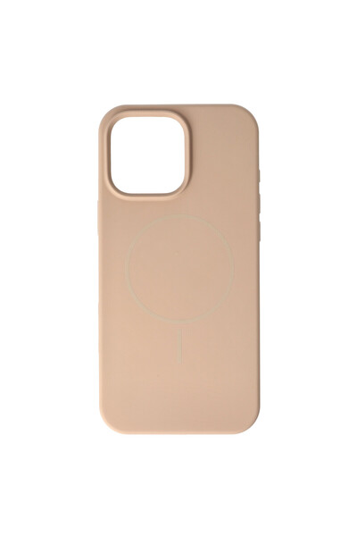 SEP Toc Soft Silicone Magsafe Apple iPhone 16 Pro Max Crem