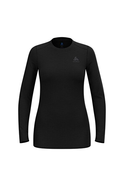 Odlo Merino 160 Uzun Kollu Termal Kadın Üst İçlik Siyah