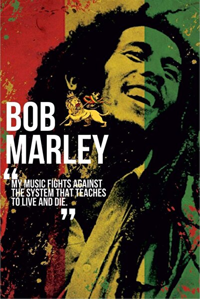 ALAYRA International ملصقات جدارية ملهمة لألايرا مارلي - (متعددة الألوان، الح...