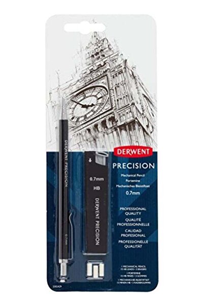 Derwent - أقلام رصاص ميكانيكية من نوع Skew 0.7 مم (مع أنبوب إعادة تعبئة رصاص ...