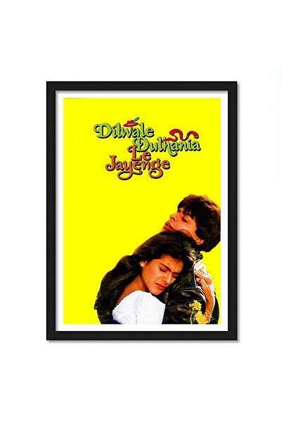 ALAYRA International ملصق مؤطر لفيلم ALAYRA D D L J من بطولة شاروخان وكاجول، ...