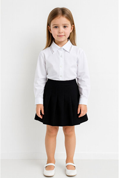 Woorage Rhinestone Collar Shirt