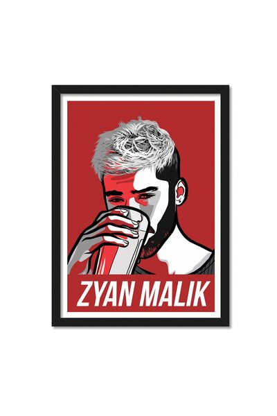 ALAYRA International إطار ملصق ALAYRA - زين مالك للغرف والمكاتب (10 بوصة × 13...