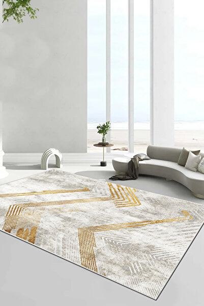 Halise Home Yıkanabilir Kaymaz Taban Dijital Baskılı Halı,Yolluk