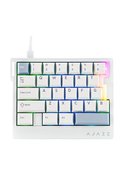 Ajazz AK029 Tek El Kablolu Manyetik Switch Oyun Klavyesi- RGB-29 Tuş-8000 Hz