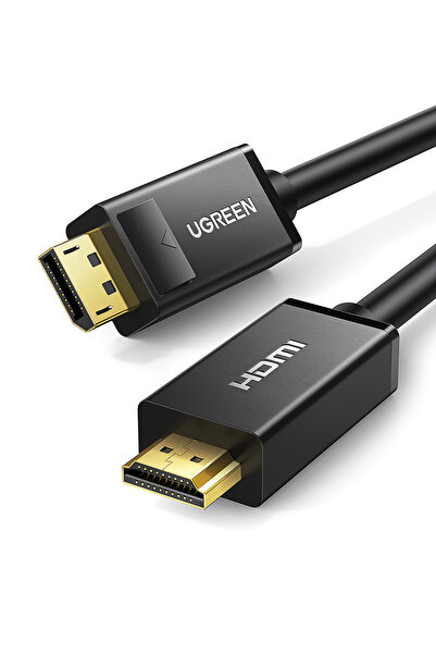 Ugreen DisplayPort Erkek - HDMI Erkek Kablo, 3 Metre, Siyah, 10203