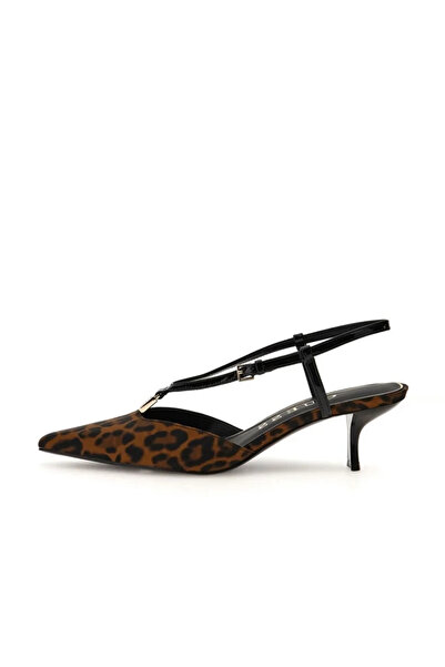 Guess Pantofi cu toc multicolor pentru femei Desie2 FLFDS2FAP08-LEOPA