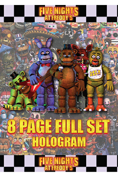 cakaybu Five Nights at Freddy’s (FNAF) Hologram Sticker Seti FULL