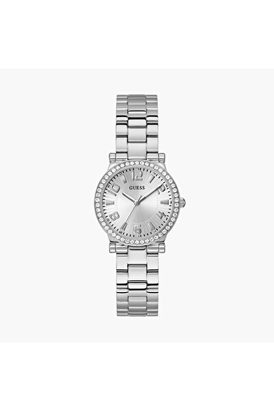 Guess Women's 32 MM Silver Analog Metal Strap Watch | GW0686L1