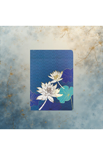 Lizy دفتر ملاحظات فاخر مخطط بورق ذهبي – 15×21 سم، ملمس ناعم، حواف مذهبة