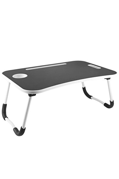 Artenova Masuta pliabila si birou practic, suport laptop, metal cu blat MDF, ...