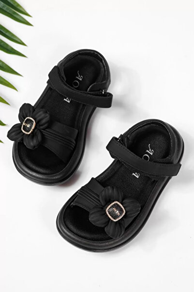 Zaira Μαύρα γυναικεία σανδάλια από οικολογικό δέρμα Marie2 #22198 - 29