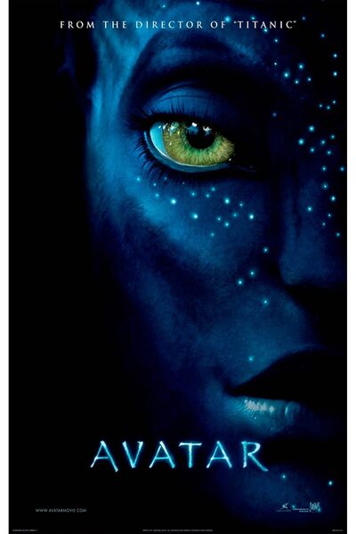 ALAYRA International ملصق فيلم أفاتار من إنتاج شركة ألايرا هوليوود، مناسب للغرف والمكاتب (13 بوصة × 19 بوصة، ملفوف)