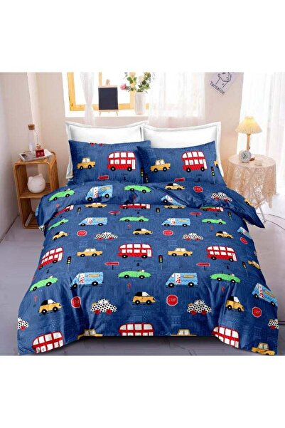 Noon East طقم غطاء لحاف من 4 قطع | مصنوع من ألياف دقيقة ناعمة | ألوان متعددة