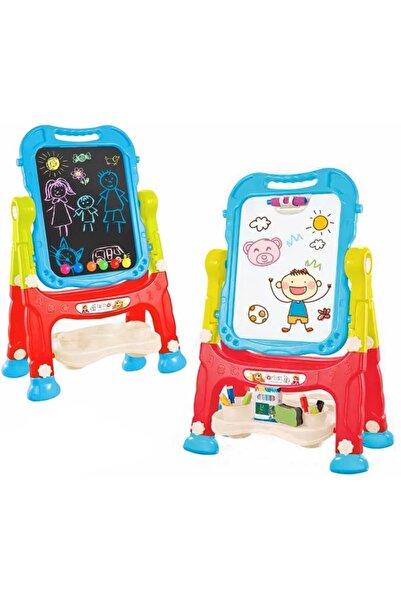 mavio Tabla magnetica educativa copii, doua fete, creta, magneti, markere si ...