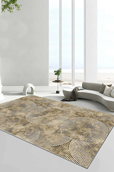 Halise Home Yıkanabilir Kaymaz Taban Dijital Baskılı Halı,Yolluk