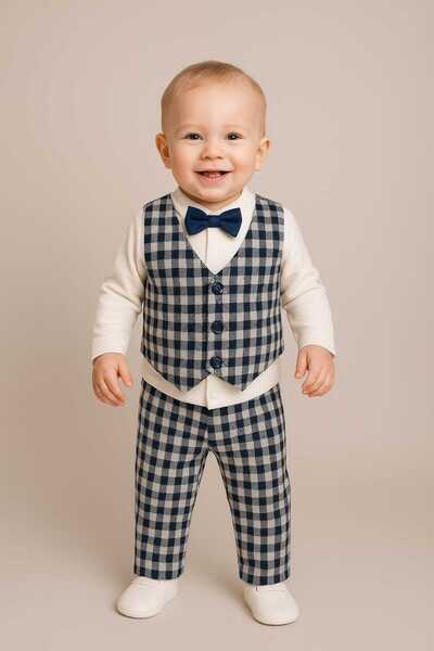 BY TUNA DESİGN Baby Boy Mevlüt and Special Day Set – Vest Set Bow Ties