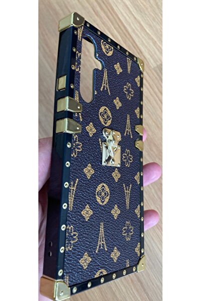 Newon حافظة فاخرة لهاتف سامسونج جالاكسي A54 من الجلد الصناعي باللون البني مع ...