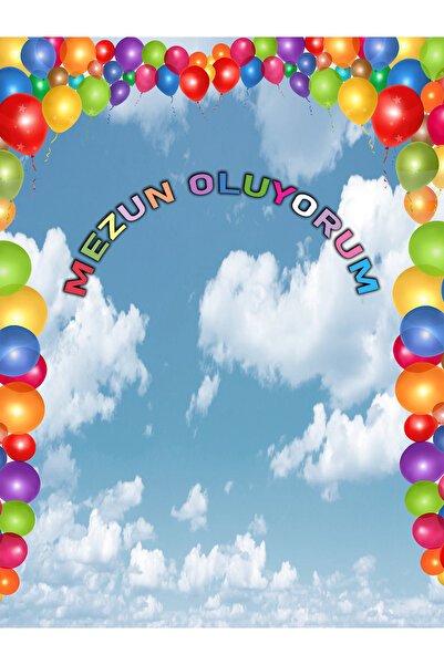 PROMISEBACKDROP2 أنا متخرج، تخرج، خلفية قماشية لأنشطة المدرسة 150x200