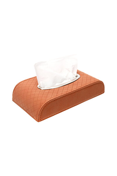 Lawazim Car Tissue Box - Armrest Seat Napkin Organizer Storage Dispenser