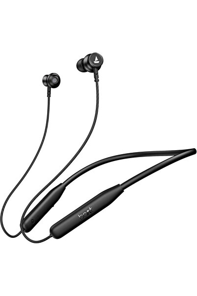 BOAT سماعات أذن لاسلكية بشريط حول الرقبة مع وقت تشغيل لمدة 40 ساعة مزودة بتقن...