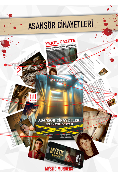 Planet Butik Dedektiflik Cinayet Çözme Oyunu - Asansör Cinayetleri
