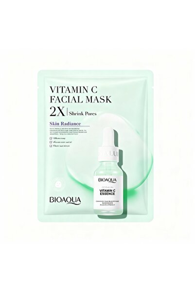 Bioaqua Mască facială cu esență de vitamina C,