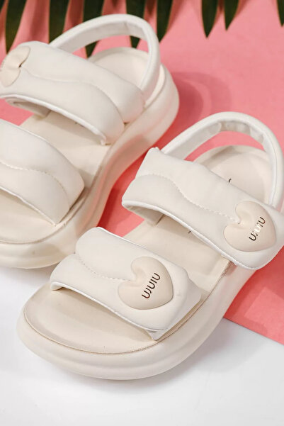 Zaira Λευκά σανδάλια για κορίτσια από οικολογικό δέρμα Rox #22191 - 36