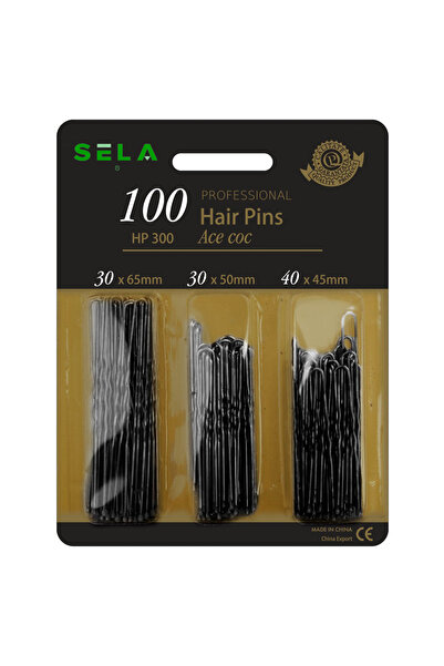 SELA Set 100 Ace coc negre 3 dimensiuni 45/50/65 mm