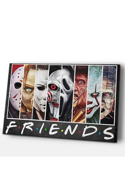 ALAYRA International ALAYRA Horror Movie Posters - Modern Horror Friend Canva...