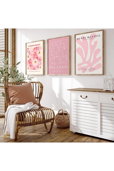 ALAYRA International لوحة جدارية تجريدية من تصميم ألايرا ماتيس، ديكور جداري، ...