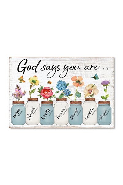 ALAYRA International لوحة جدارية قماشية مُلهمة من ALAYRA بتصميم زهور: اقتباسا...