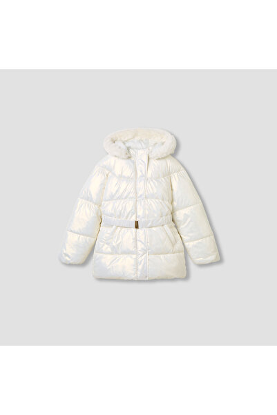 Juniors Padded Jacket with Hood and Long Sleeves